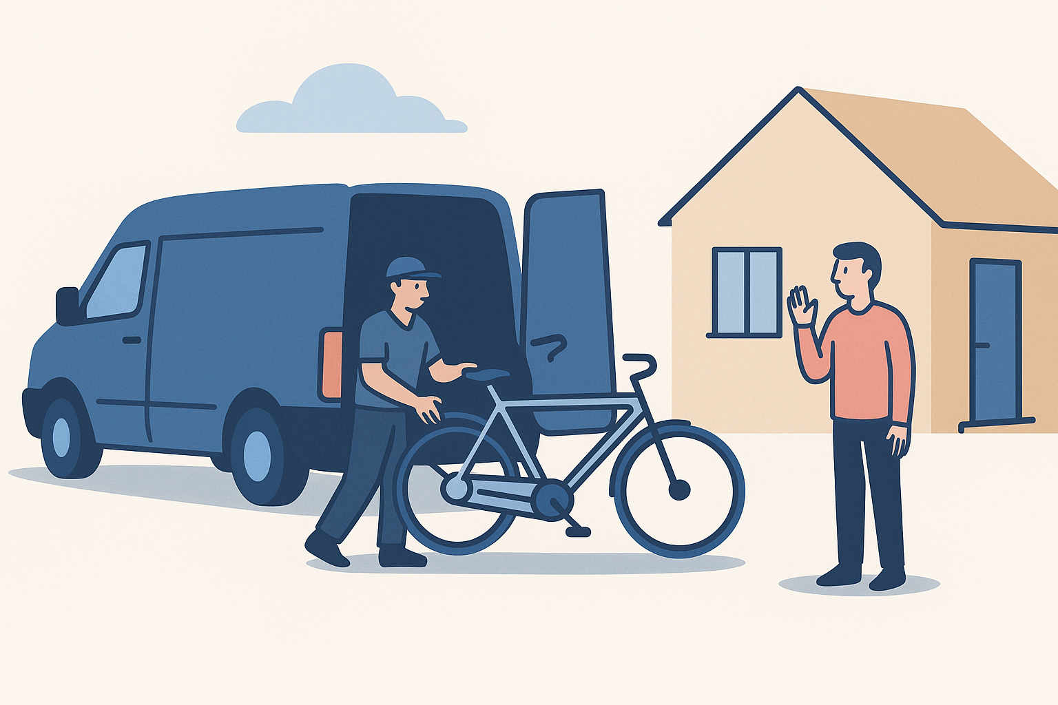 Livraison du vélo à domicile